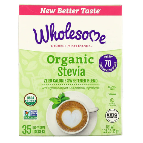 Wholesome Org Stevia Zero Calorie 35G(1.23Oz) 35Packets