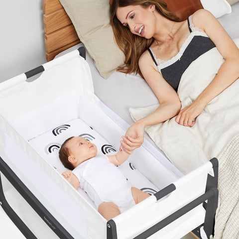 Snuzpod4 Bedside Crib (Slate)