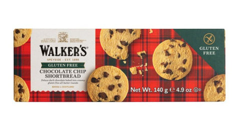 Walkers Gluten Free Cho Chip Shortbread 140g