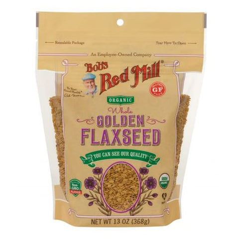 Brm Organic Flaxseeds Golden 368 Gm