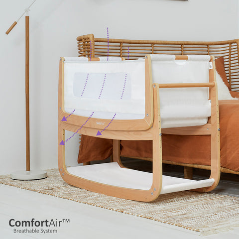 Snuzpod4 Bedside Crib (Natural)