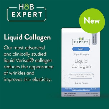 H&B Expert Marine Collagen Orange Liquid 10 Sachets