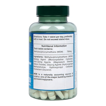 H&B Msm 750Mg 120 Tablets