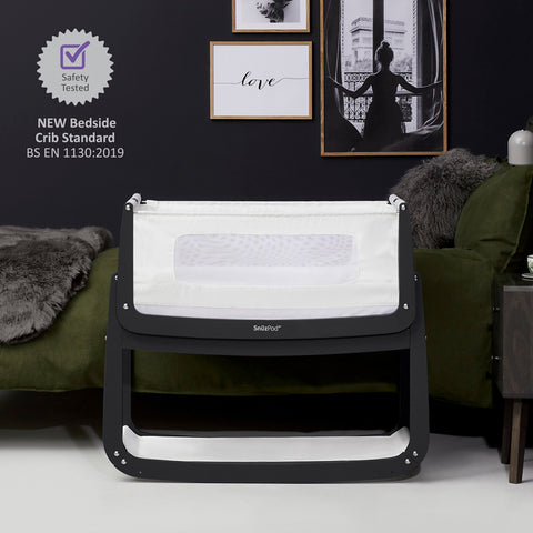 Snuzpod4 Bedside Crib (Slate)