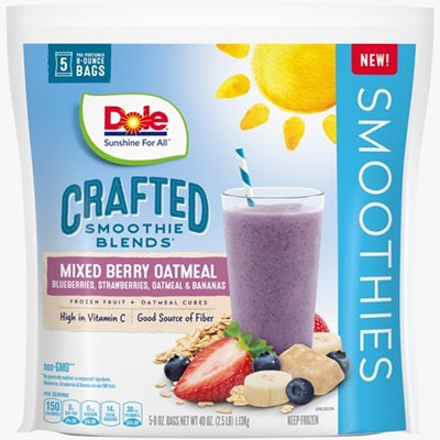 Dole Crftd Smoothie Blnds Mixed Berry Oatmeal 1.13Kg