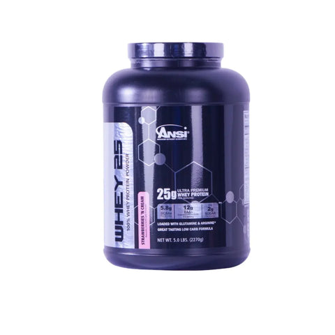 Ansi Pro-Series Whey 25 Strawberries & Cream (5Lb)