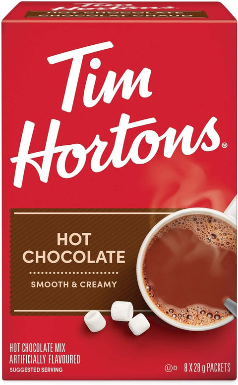 Tim Hortons Hot Chocolate Packet 8X 28 Gr Ea