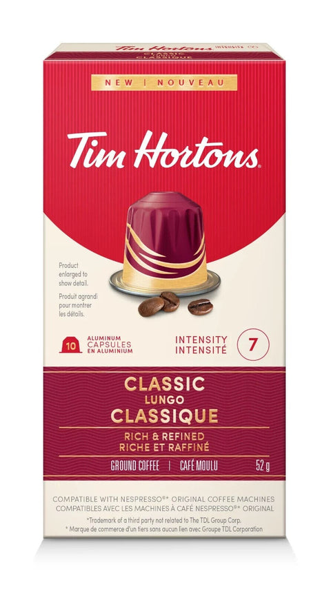 Tim Hortons Ncomp Classic Lungo 10 Cap