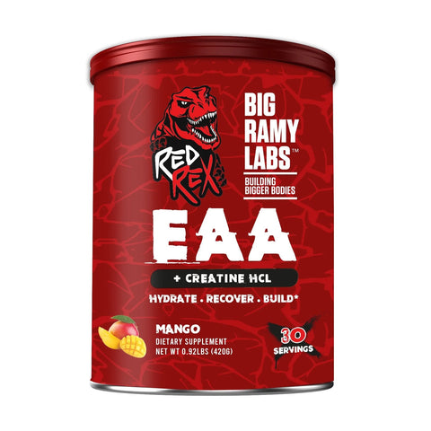 Buy Big Ramy Labs Red Rex Eaa + Creatine Hcl, MANGO Flavor, 30 Servings Online - Kulud Pharmacy
