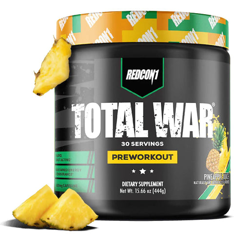 Buy Redcon1 Preworkout Total War 30 Servings Pineapple Juice Online - Kulud Pharmacy