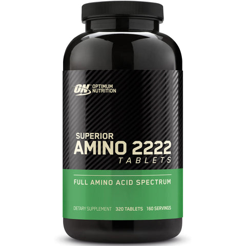 Buy Optimum Nutrition Superior Amino 2222, 320 Tablets Online - Kulud Pharmacy