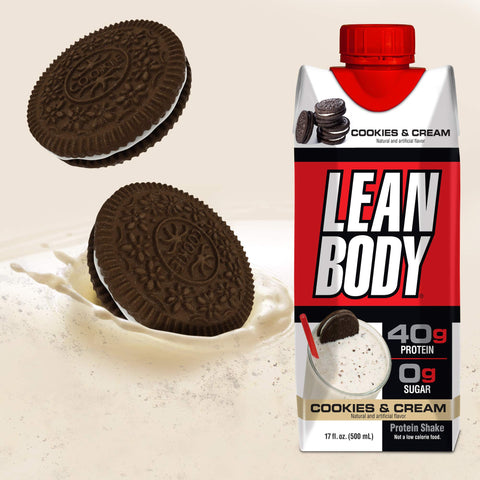 Buy Lean Body Ready-To-Drink COOKIES & CREAM Protein Shake 500 Ml Online - Kulud Pharmacy