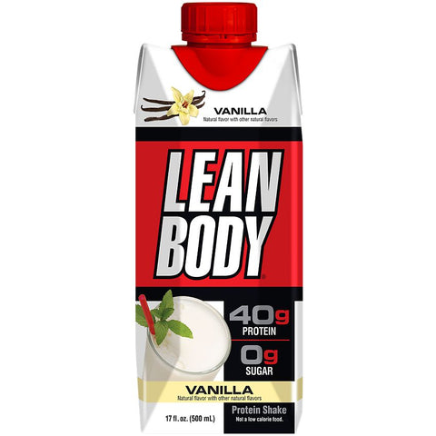 Buy Lean Body Ready-To-Drink VANILLA Protein Shake 500 Ml Online - Kulud Pharmacy