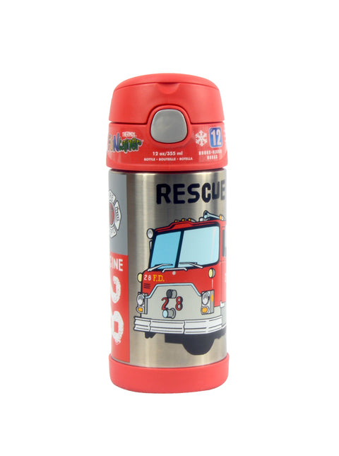 Thermos - Funtainer Stainless Steel Bottle - Rescue Truck (355 Ml)