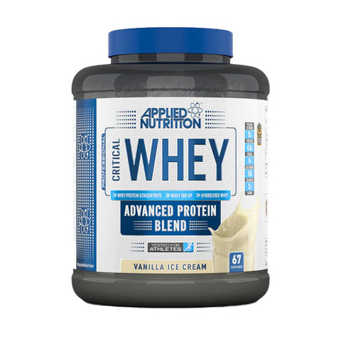 Buy Applied Nutrition Critical Whey Advanced Protein Blend Vanilla Ice Cream Flavoured 2kg Online - Kulud Pharmacy