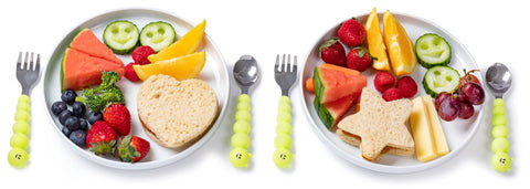 Melii Silicone Caterpillar Spoon & Fork Set