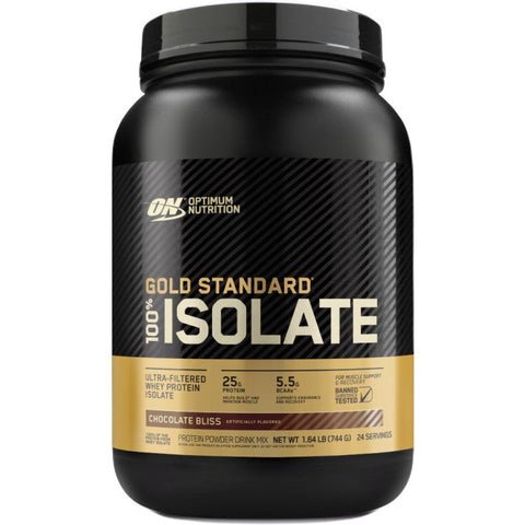 Buy Optimum Nutrition Gold Standard 100% Isolate, Chocolate Bliss, 1.64 lb Online - Kulud Pharmacy