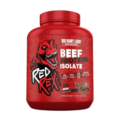 Buy RED REX 100% BEEF PROTEIN ISOLATE Chocolate  60 servings Online - Kulud Pharmacy