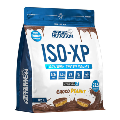 Buy Applied Nutrition ISO-XP 100% Whey Protein Isolate, Choco Peanut, 1 kg Online - Kulud Pharmacy
