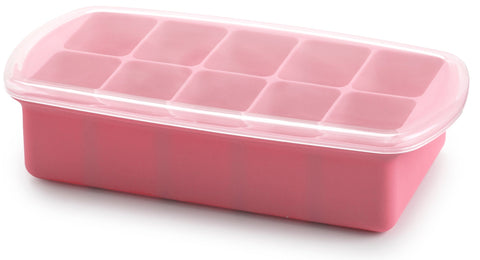 Melii Silicone Baby Food Freezer Tray 2 Oz Pink