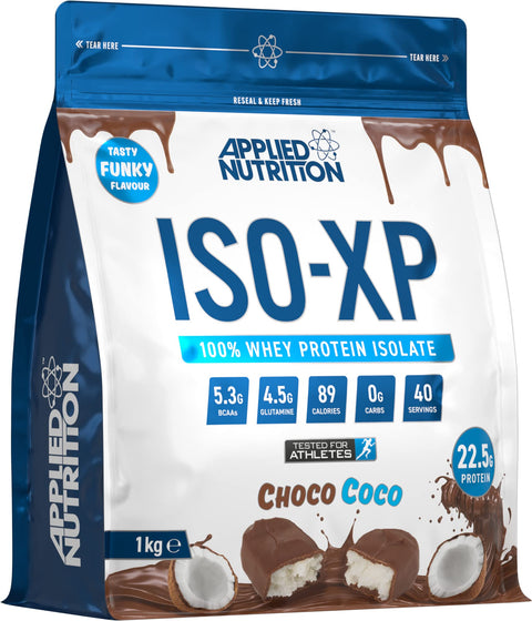 Buy Applied Nutrition ISO-XP 100% Whey Protein Isolate, Choco Coco, 1 kg Online - Kulud Pharmacy
