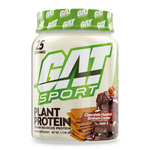 Buy GAT SPORT plant Protein chocolate hazelnut graham cracker 25 servings Online - Kulud Pharmacy