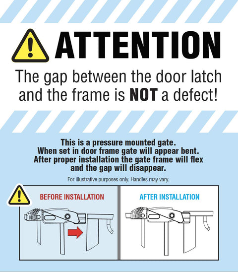 Regalo - Extra Wide Safety Gate - 98X76Cm (White)