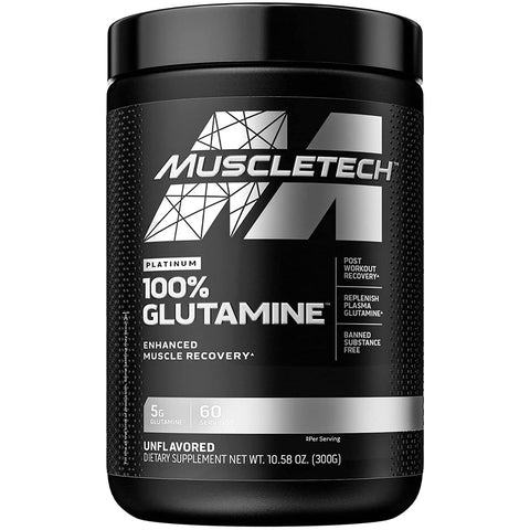 Buy Muscletech 100% Glutamine 300G Unflavored 60 servings Online - Kulud Pharmacy