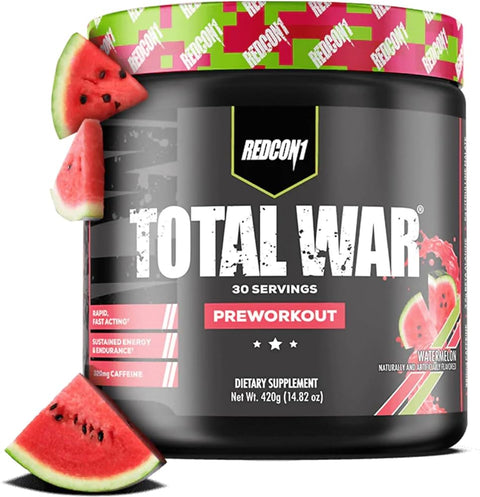 Buy Redcon1 Preworkout Total War 30 Servings Watermelon Online - Kulud Pharmacy