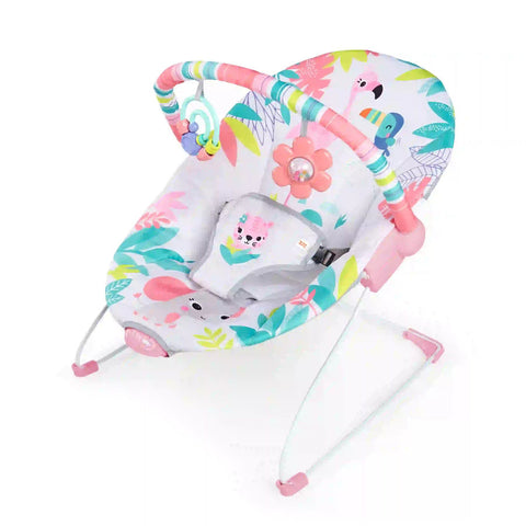 Flamingo Vibes Vibrating Bouncer