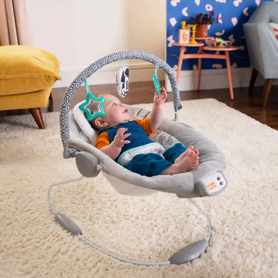 Mickey Mouse Cloudscapes Comfy Bouncer | Bouncers, Rockers & Swings Mickey Mouse Cloudscapes Comfy Bouncer | Bouncers, Rockers & Swings