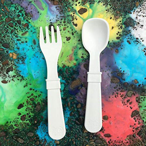 Re-Play - Packaged Utensils (Spoons And Forks) - Easter - Pack Of 8