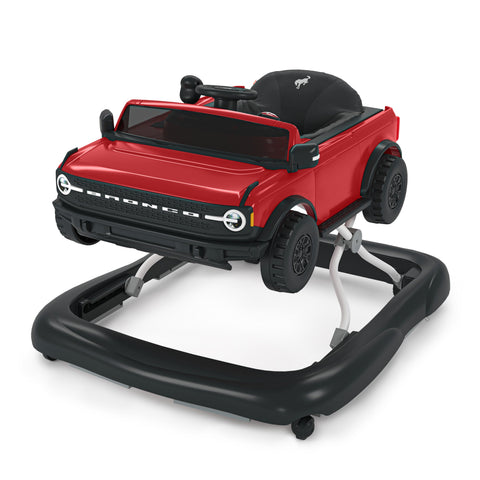 Bright Starts - Ways To Play 4-In-1 Walker - Ford Bronco, Race Red