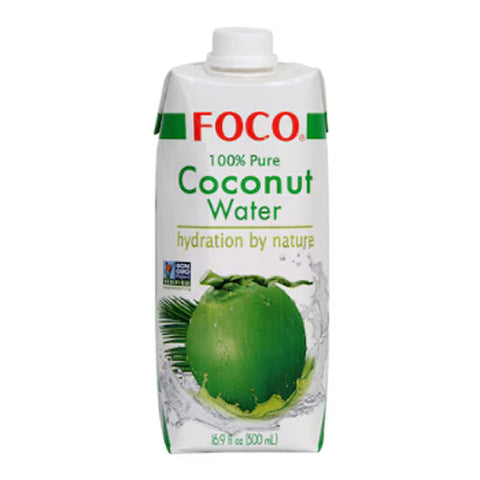 Foco Uht Coconut Wtr Naturl 100% 500Ml