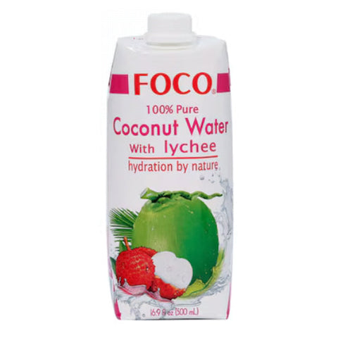 Foco Uht Coconut Water Lyche 330Ml