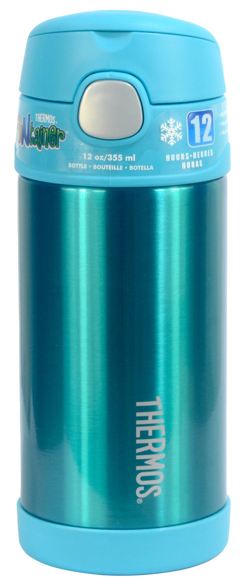 Thermos Funtainer Stainless Steel Hydration/Water Bottle-Teal 355 Ml