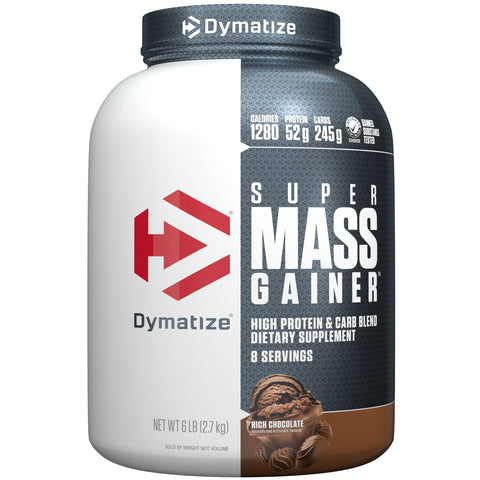 Buy DYMATIZE SUPER MASS GAINER 6 LBS RICH CHOCOLATE Online - Kulud Pharmacy