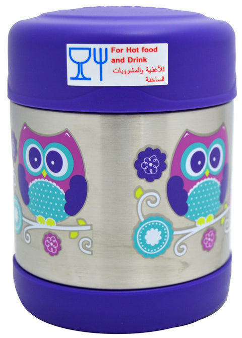 Thermos Funtainer Stainless Steel Food Jar - Owl 290 Ml