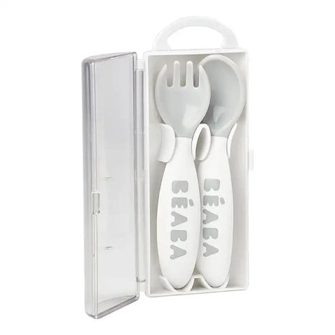 Beaba Training Fork And Spoon 2Nd Age (Light Mist)