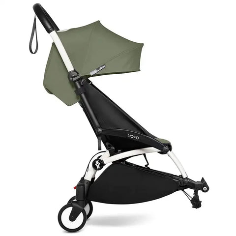 Babyzen Yoyo Connect Stroller - White Frame With Color Pack 6+ (Olive)