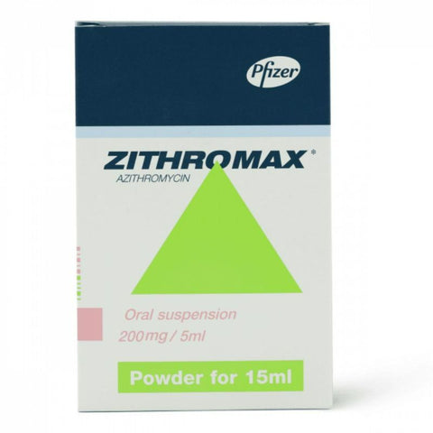 Buy Zithromax Suspension 200 Mg 15 ML Online - Kulud Pharmacy