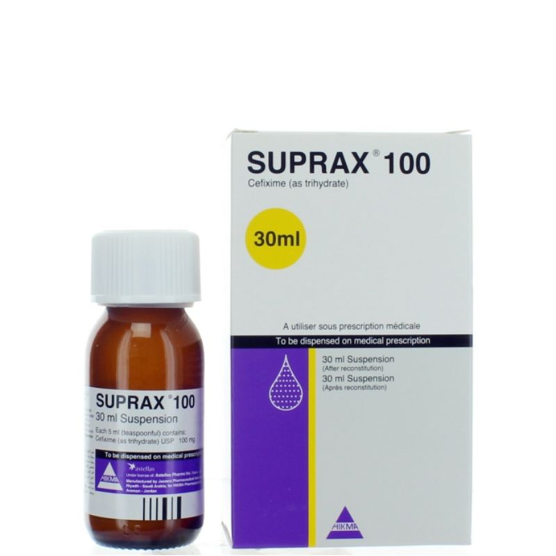 Suprax Suspension 100 Mg 30 ML | Kulud Pharmacy