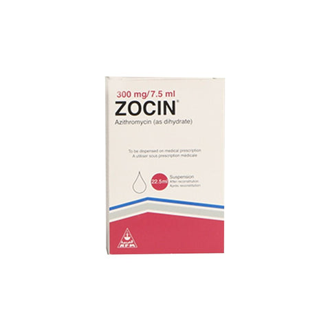 Buy Zocin Suspension 300 Mg 22.5 ML Online - Kulud Pharmacy