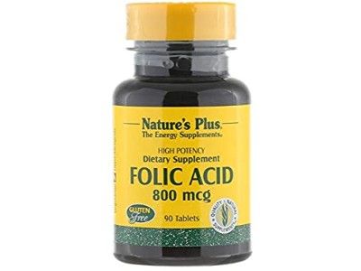 Buy Natures Plus Folic Acid Tablet 800Mcg 90 Tab Online - Kulud Pharmacy