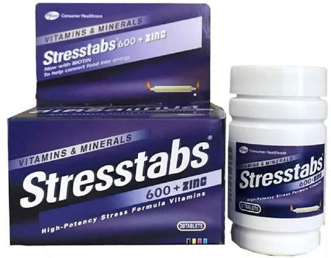 Buy Stresstab With Zinc Tablet 30 PC Online - Kulud Pharmacy