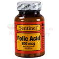 Buy Sentinel Folic Acid Tablet 800 Mg 250 Tab Online - Kulud Pharmacy