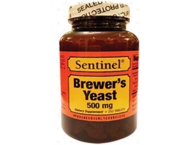 Buy Sentinel Brewers Yeast Tablet 500 Mg 250 Tab Online - Kulud Pharmacy