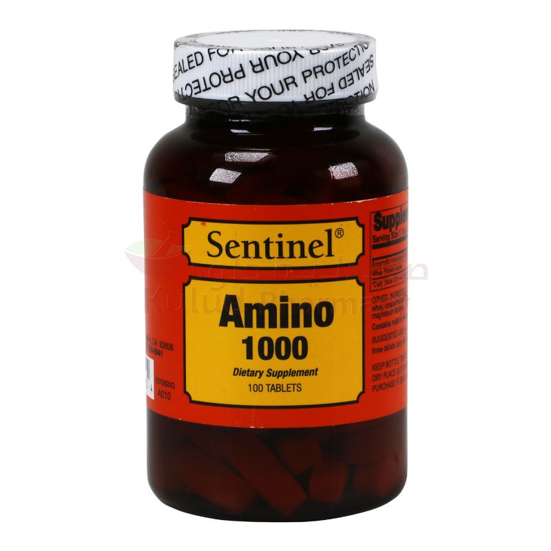 Sentinel Amino Tablet 1000 Mg 100 PC | Amino Acids Sentinel Amino Tablet 1000 Mg 100 PC | Amino Acids