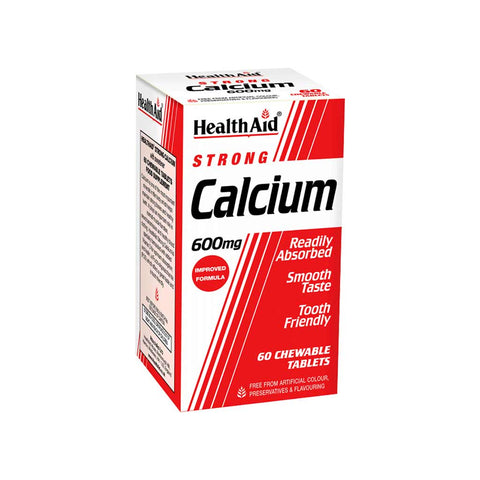 Strong Cal Tablet Health Aid Strong Calcium Tablet 600 Mg 60 PC | Kulud Pharmacy