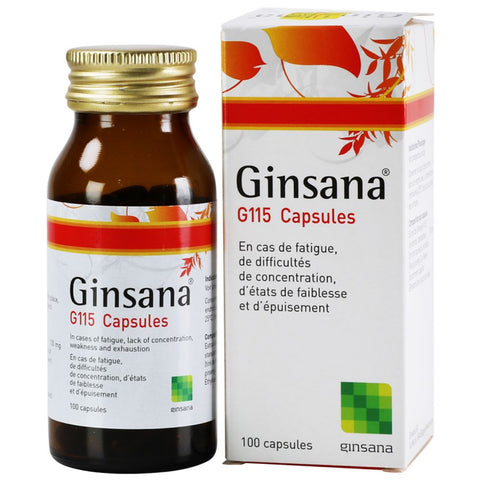 Buy Ginsana G115 Soft Gelattin Capsule 100 PC Online - Kulud Pharmacy